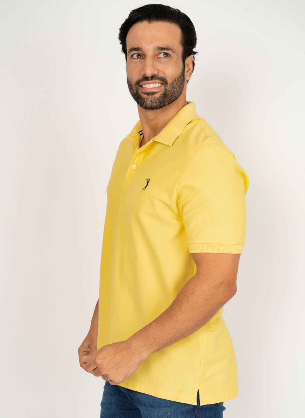Camisa-Polo-Aleatory-Piquet-Light-Amarelo-Claro-Amarelo-Claro-P