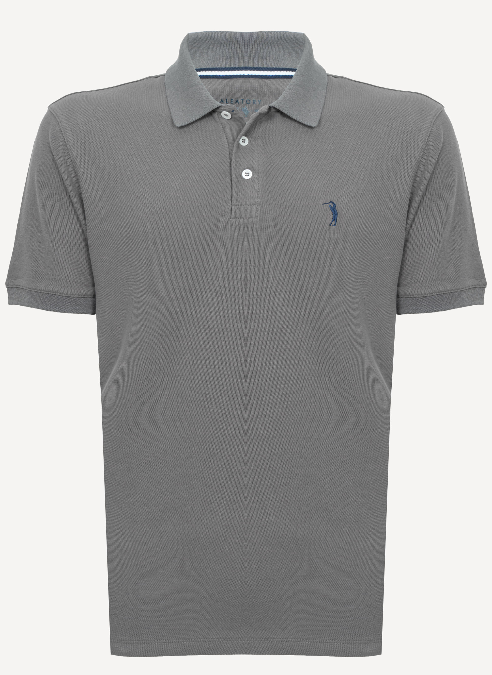 Camisa-Polo-Aleatory-Piquet-Light-Grafite-Cinza-P