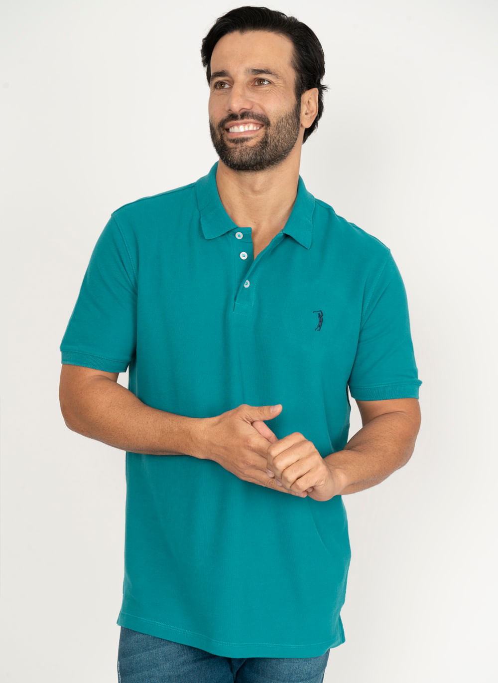 Camisa-Polo-Aleatory-Piquet-Light-Azul-Petroleo-Azul-P