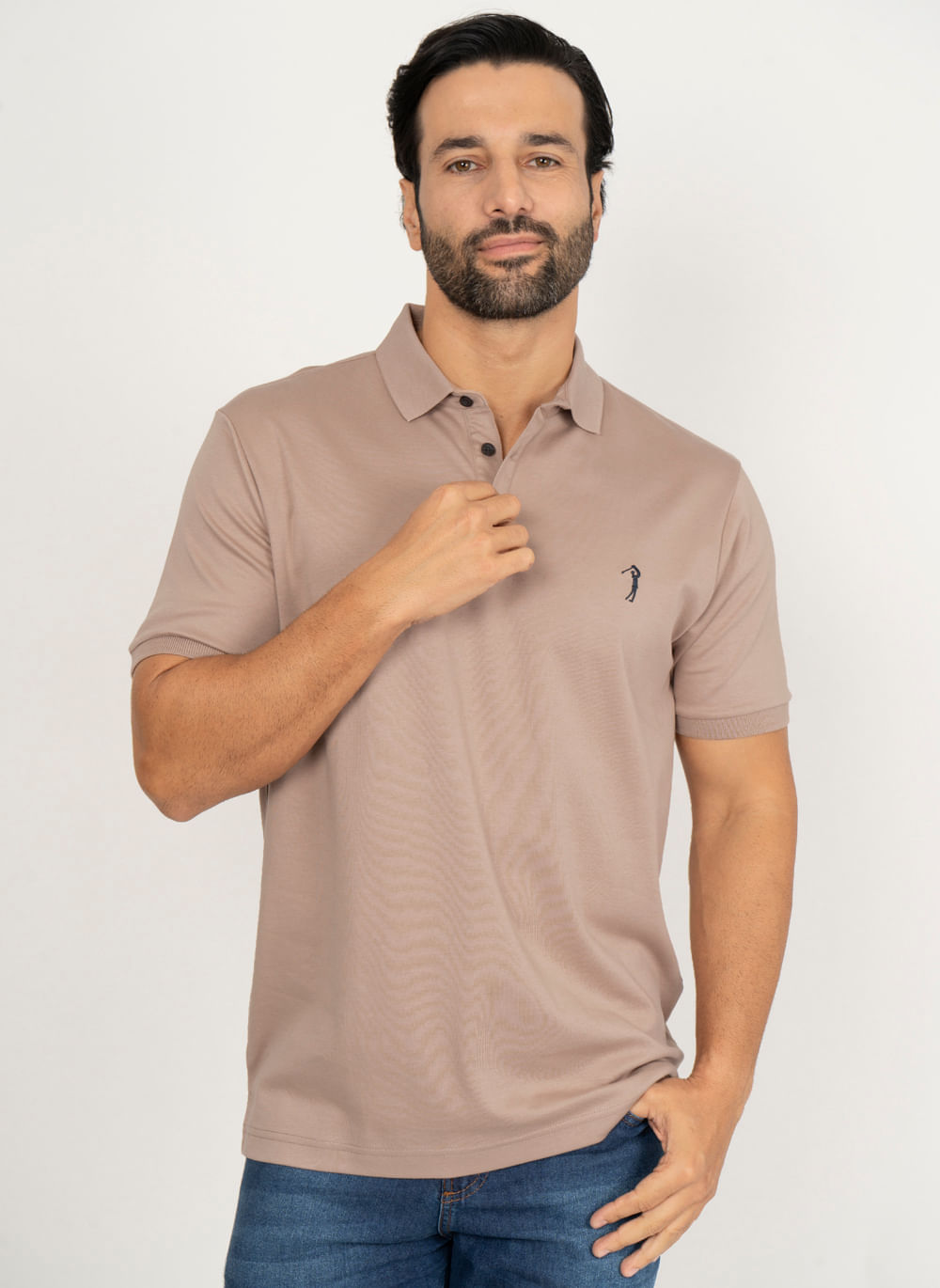 Camisa-Polo-Aleatory-Lisa-Algodao-Pima-Khaki-Khaki-P