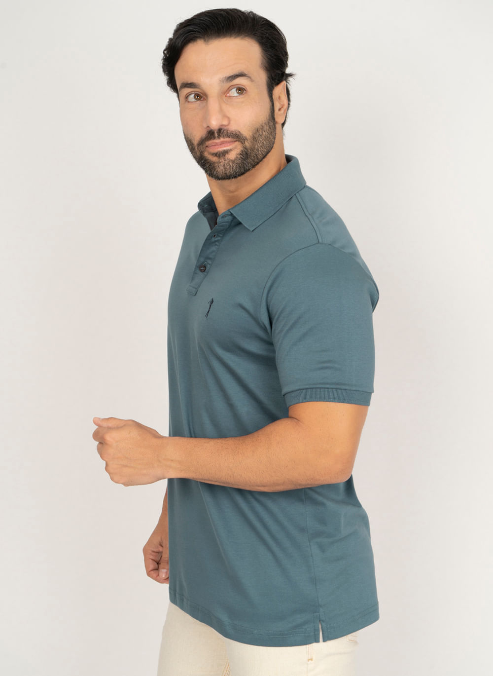 Camisa-Polo-Aleatory-Lisa-Algodao-Pima-Cinza-Cinza-M