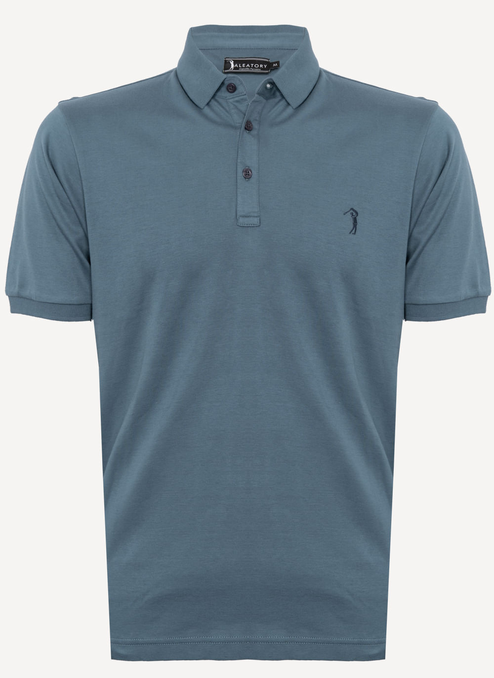 Camisa-Polo-Aleatory-Lisa-Algodao-Pima-Cinza-Cinza-M