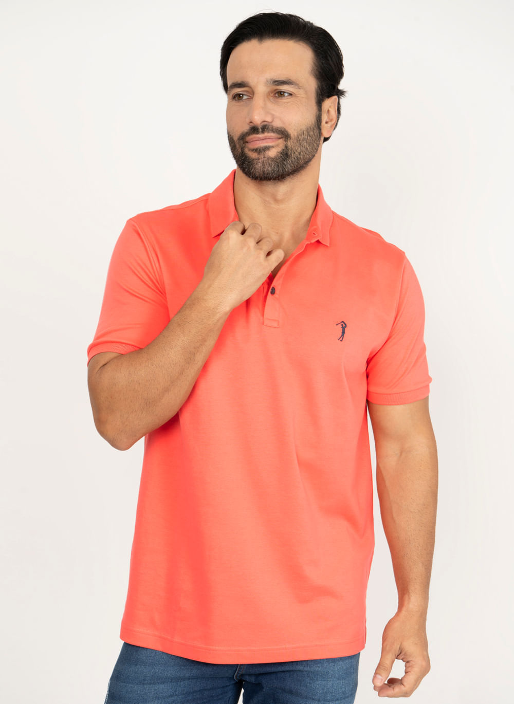 Camisa-Polo-Aleatory-Lisa-Algodao-Pima-Coral-Coral-P
