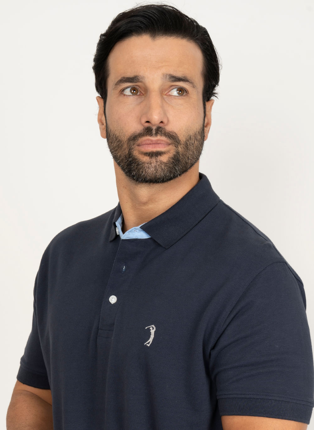 Camisa-Polo-Azul-Marinho-Lisa-Aleatory-Azul-Marinho-P