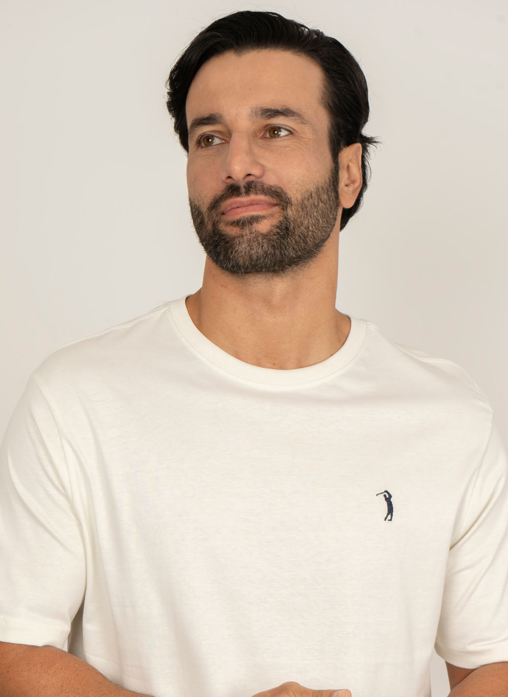 Camiseta-Aleatory-Lisa-Star-White-Cinza-Claro-P