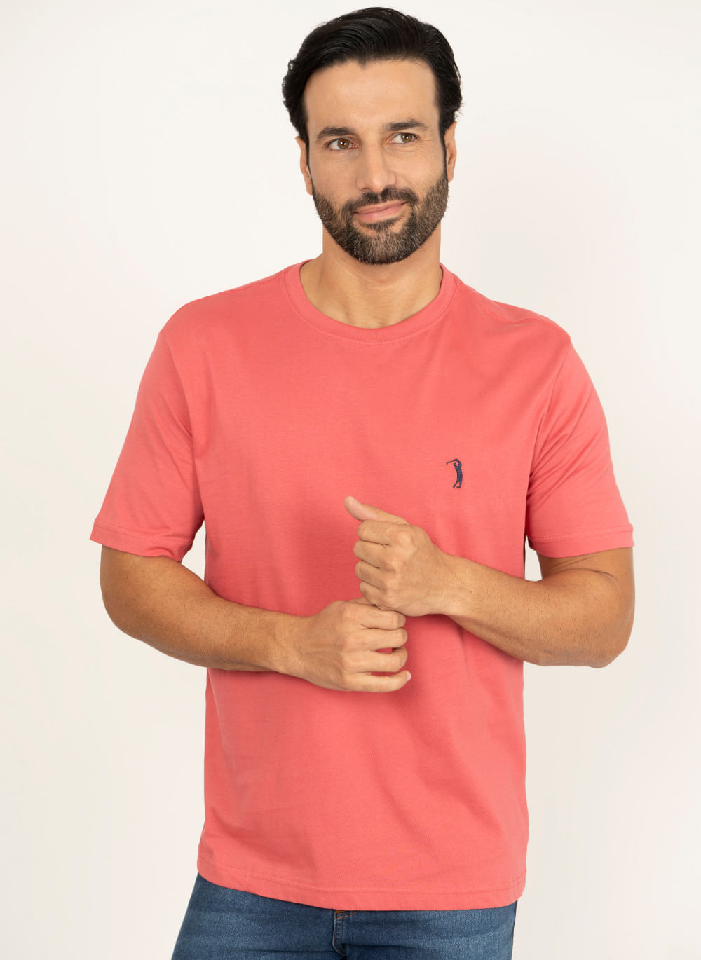 Camiseta-Aleatory-Lisa-Vermelho-Pastel-Vermelho-M