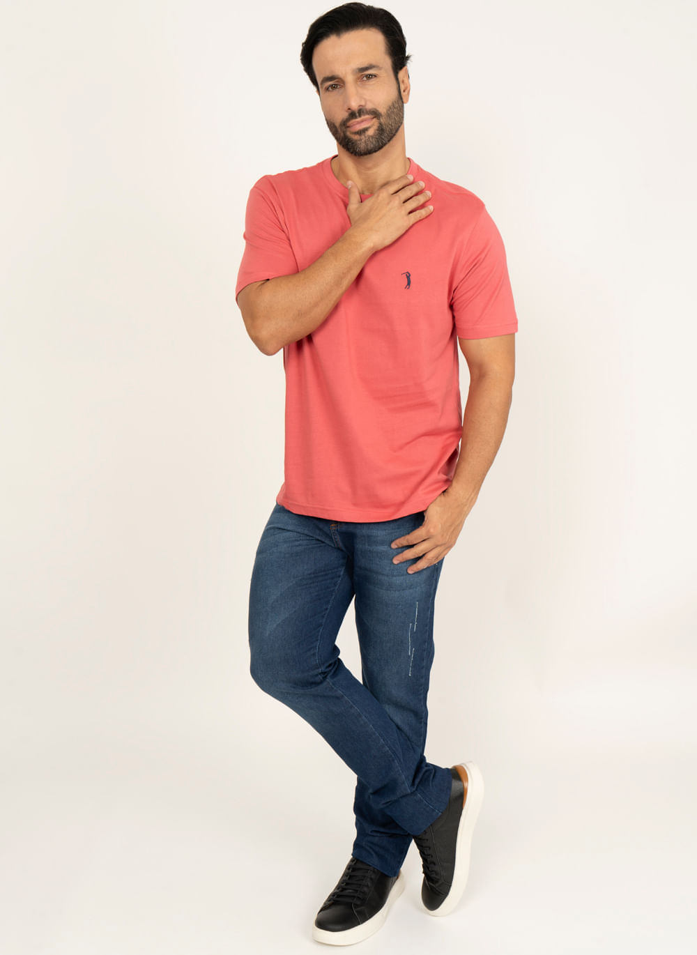 Camiseta-Aleatory-Lisa-Vermelho-Pastel-Vermelho-M