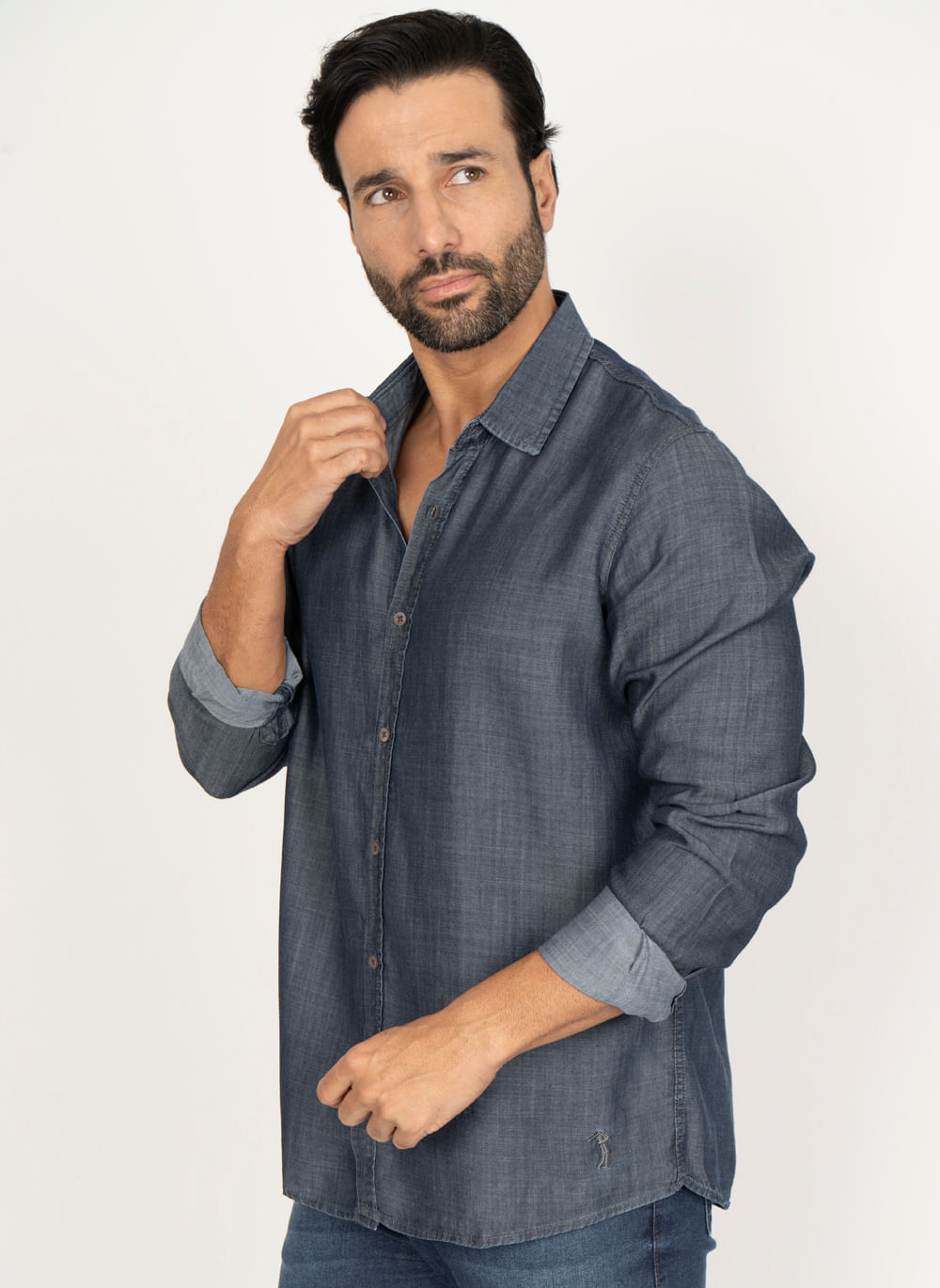 Camisa-Tencel-Aleatory-Signature-Marinho-Azul-Marinho-P