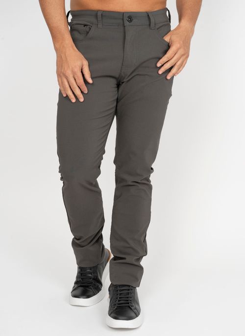 Calça Sarja Aleatory 5 Bolsos Grafite