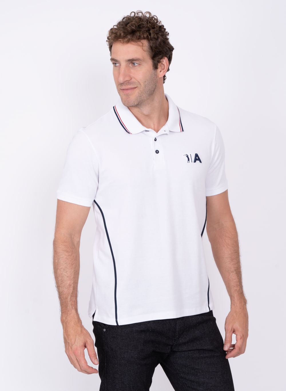 Camisa-Polo-Aleatory-Dazzling-Branca-Branco-GG