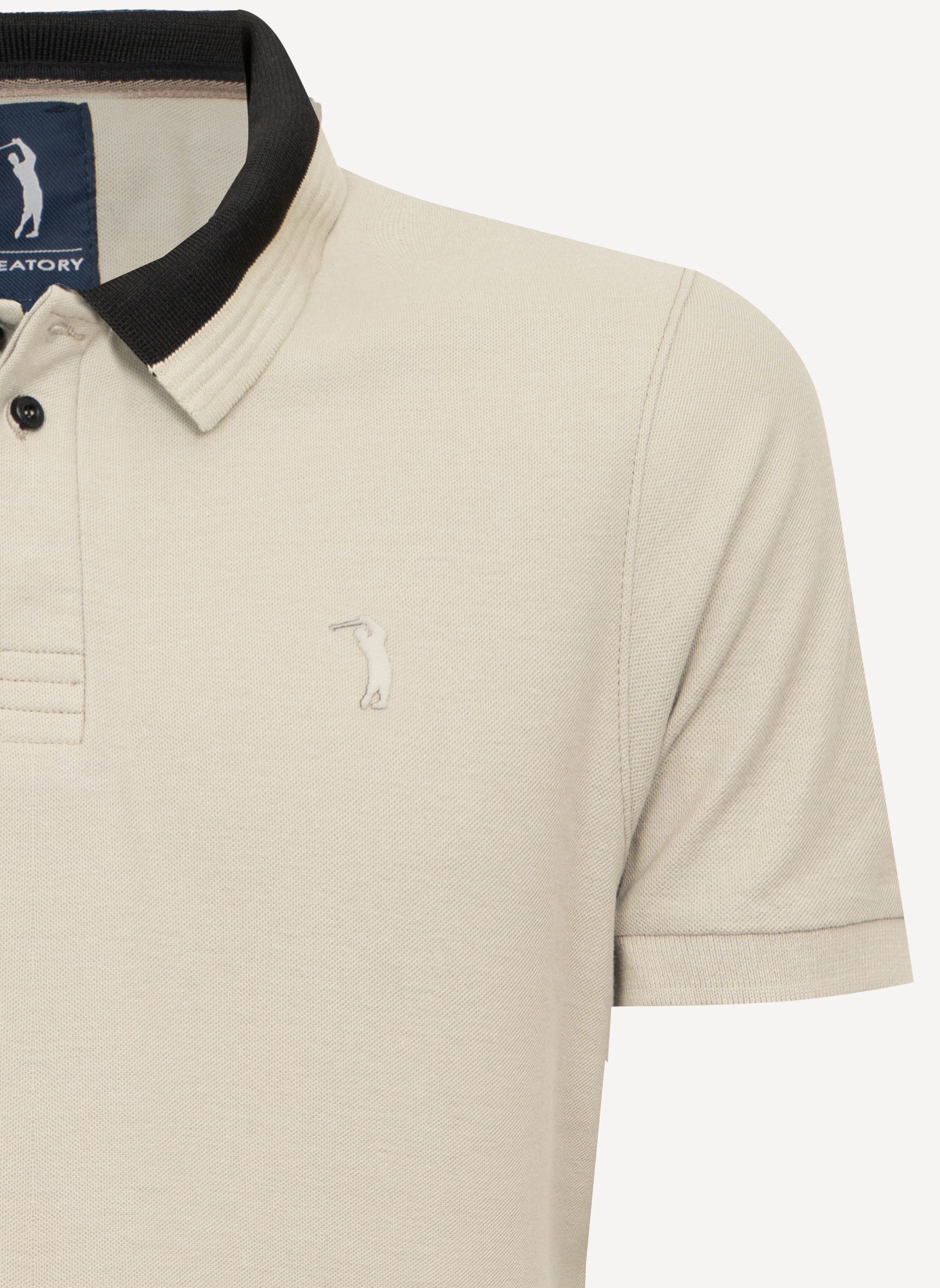 Camisa-Polo-Aleatory-Manga-Curta-Portofino-Cinza-Bege-P