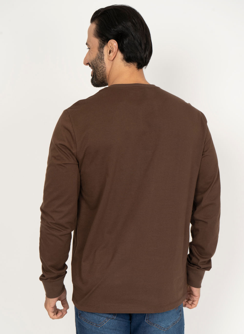 Camiseta-Aleatory-Basica-Manga-Longa-Freedom-Coffee-Marrom-P