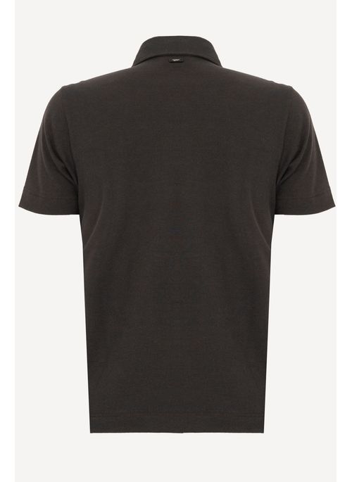 Polo Aleatory Signature Smoke Marrom