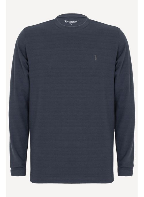 Camiseta Aleatory Signature Garden Marinho