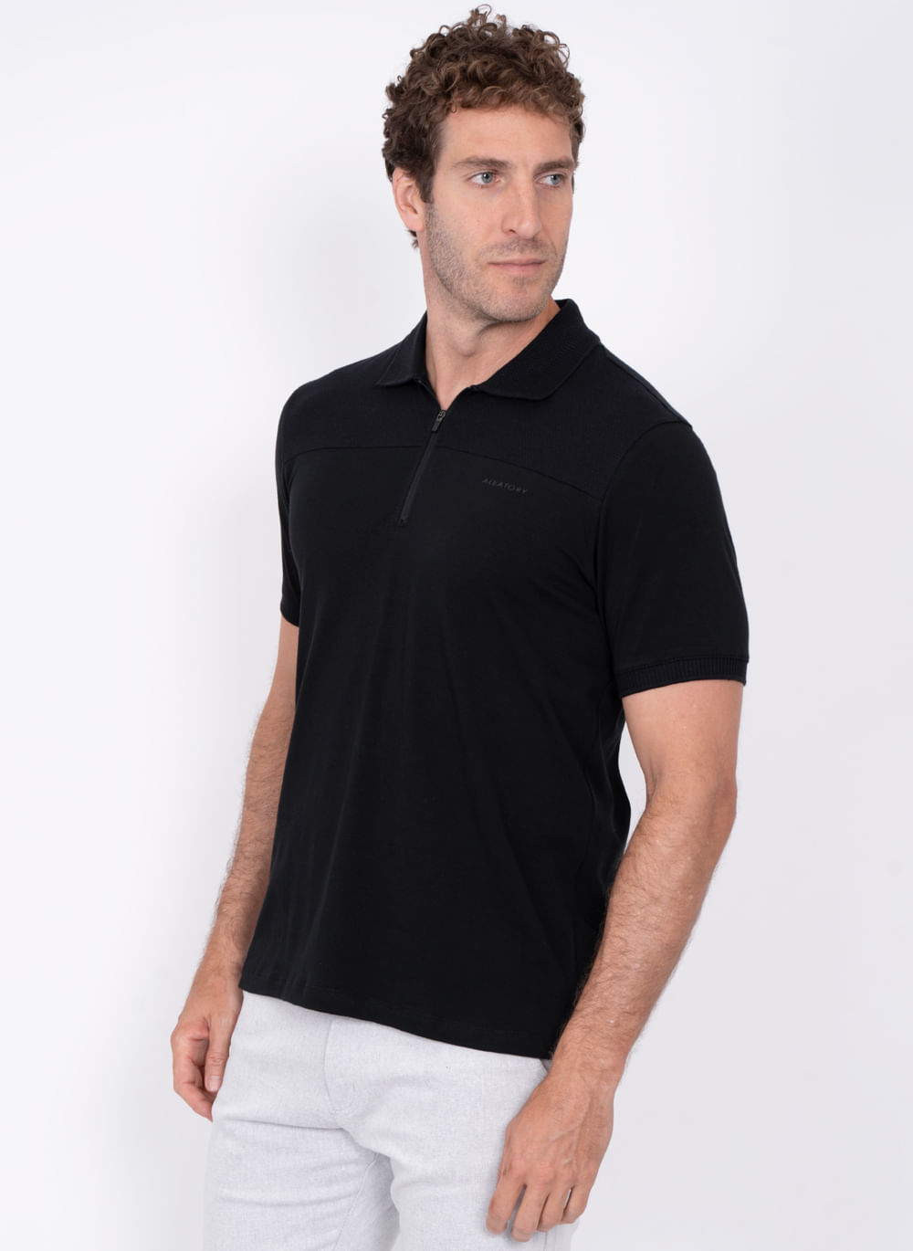 Camisa-Polo-Aleatory-Singapura-com-Ziper-Preto-Preto-P