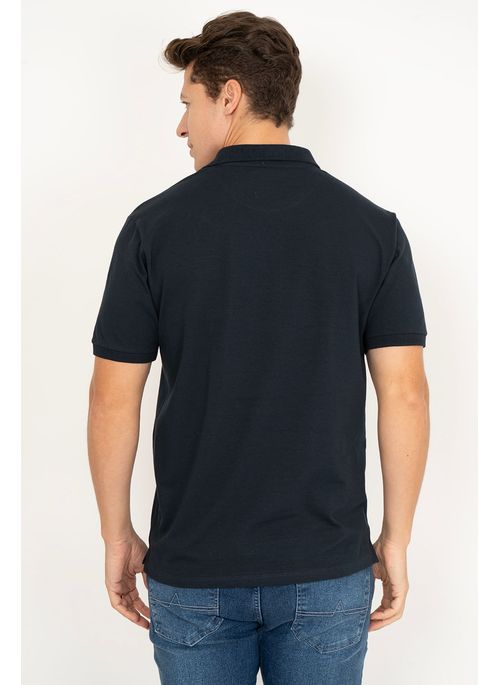 Camisa Polo Aleatory Branded Marinho