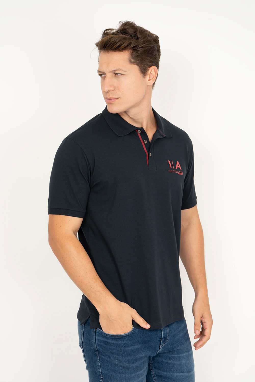 Camisa-Polo-Aleatory-Branded-Marinho-Azul-Marinho-P