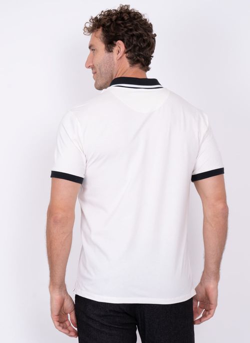 Camisa Polo Aleatory Mono Branco