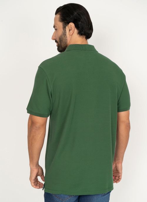 Camisa Polo Aleatory Piquet Light Esmeralda