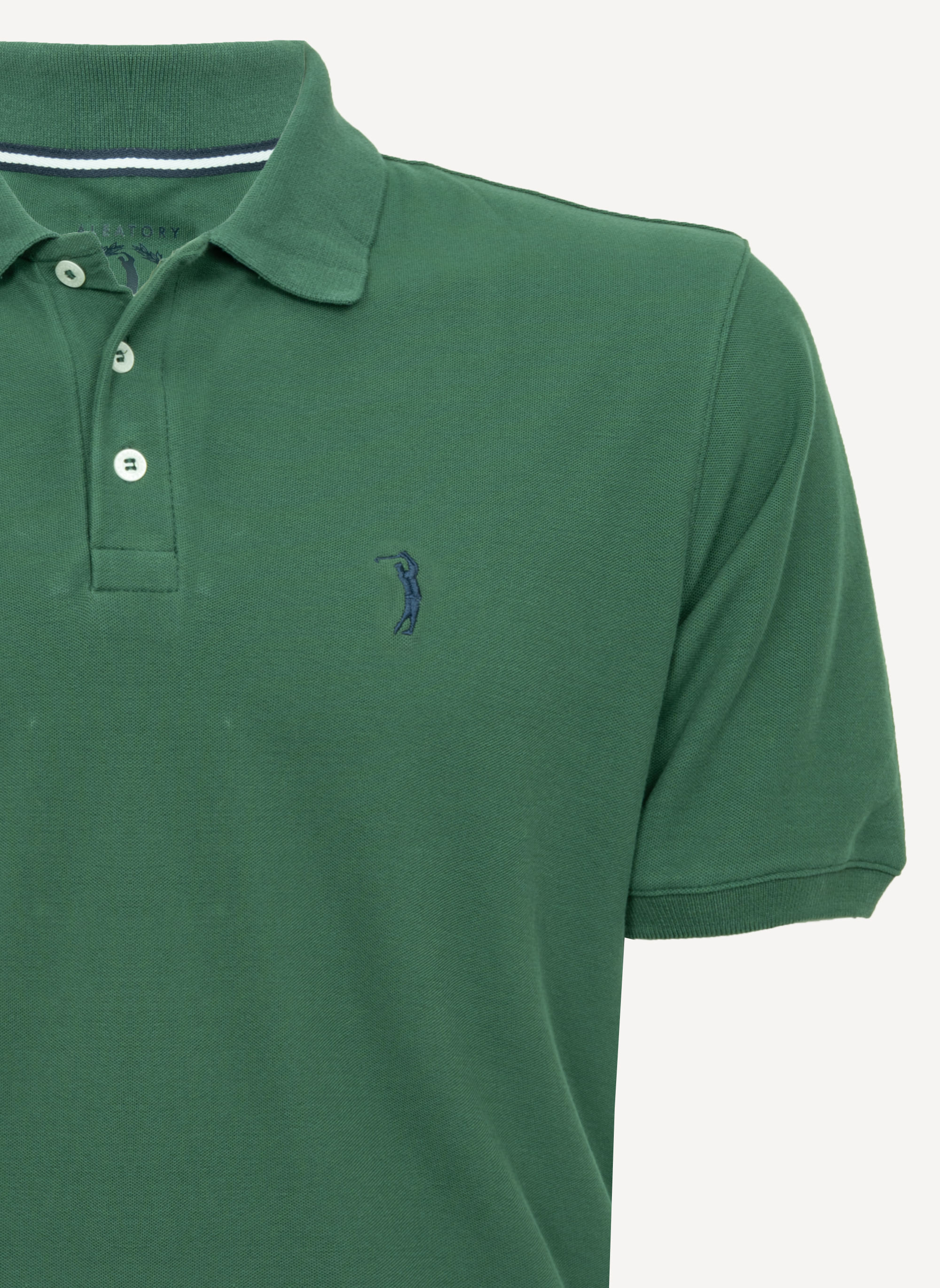 Camisa-Polo-Aleatory-Piquet-Light-Esmeralda-Verde-Escuro-P