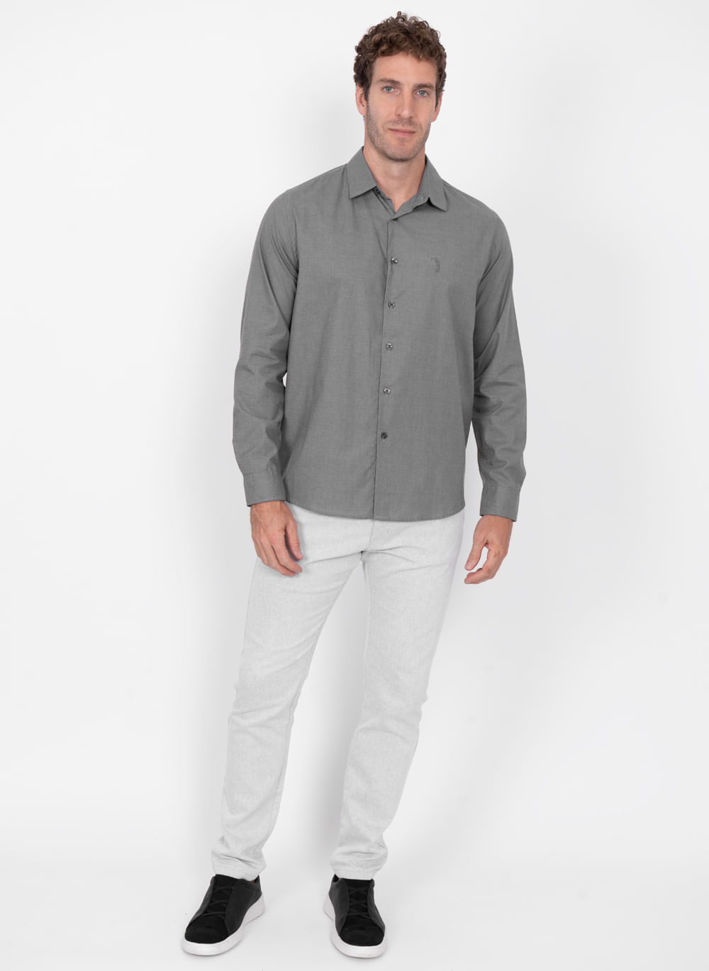 Camisa-Aleatory-Fil-a-Fil-Manga-Longa-Cinza-Cinza-P