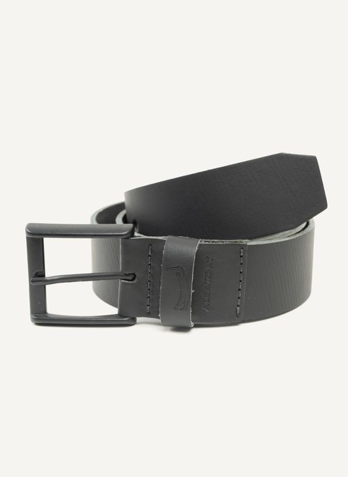 Cinto Aleatory Leather Preto