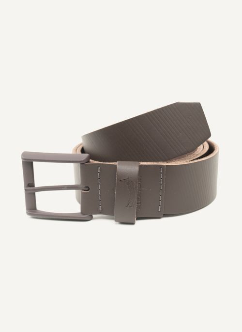 Cinto Aleatory Leather Marrom