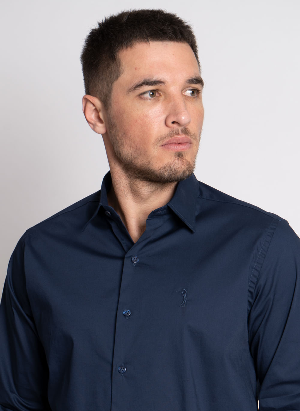Camisa-Aleatory-Slim-Fit-Lisa-Lycra-Marinho-Azul-Marinho-P