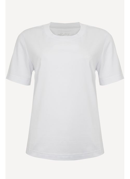Camiseta Feminina Aleatory Rubric Branco