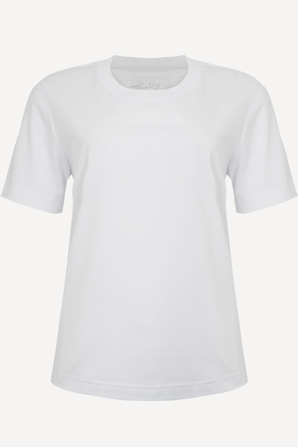 Camiseta-Feminina-Aleatory-Rubric-Branco-Branco-P