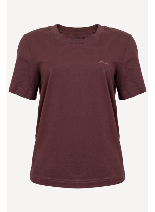 Camiseta Feminina Aleatory Rubric Beringela