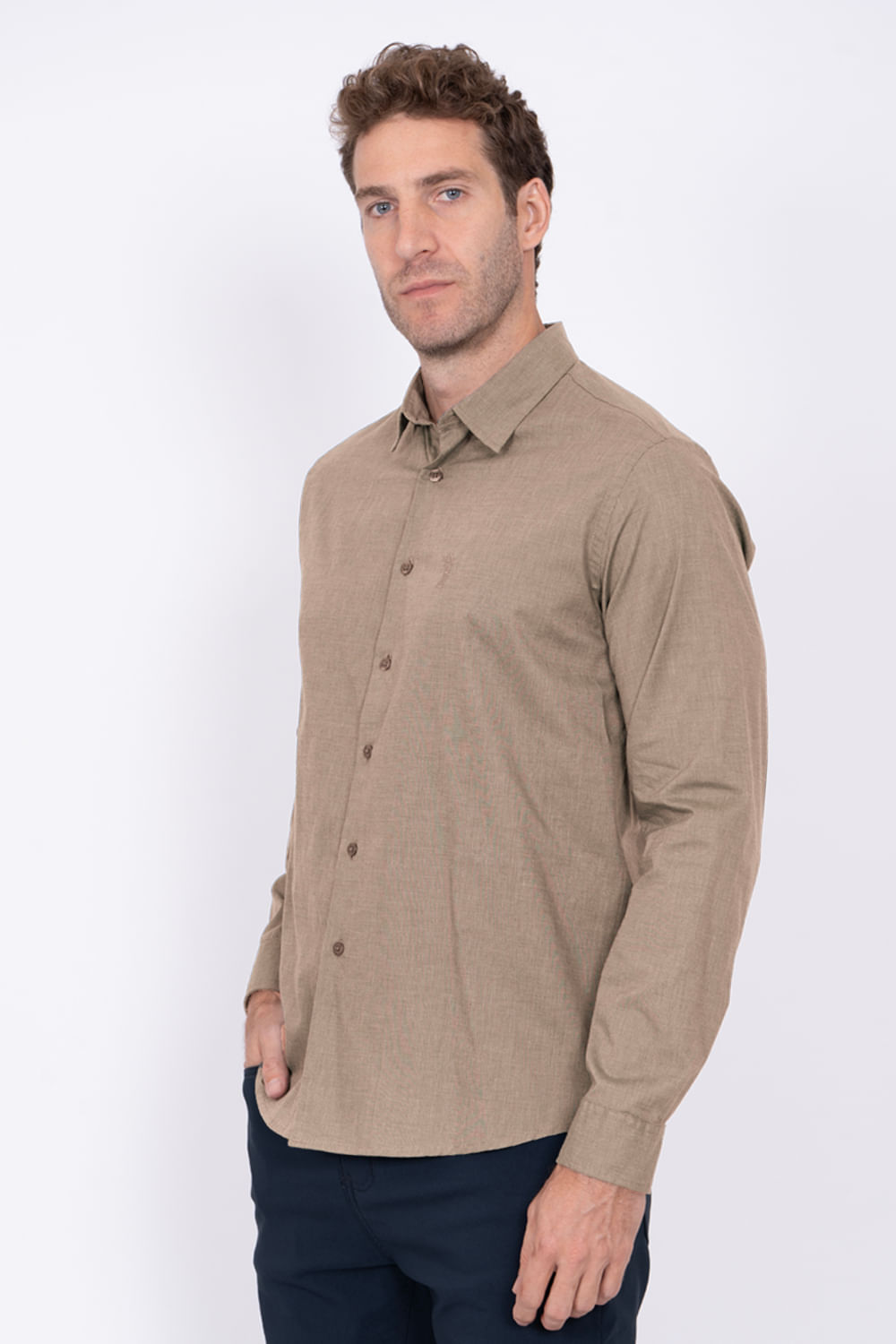 Camisa-Aleatory-Fil-a-Fil-Manga-Longa-Khaki-Khaki-P