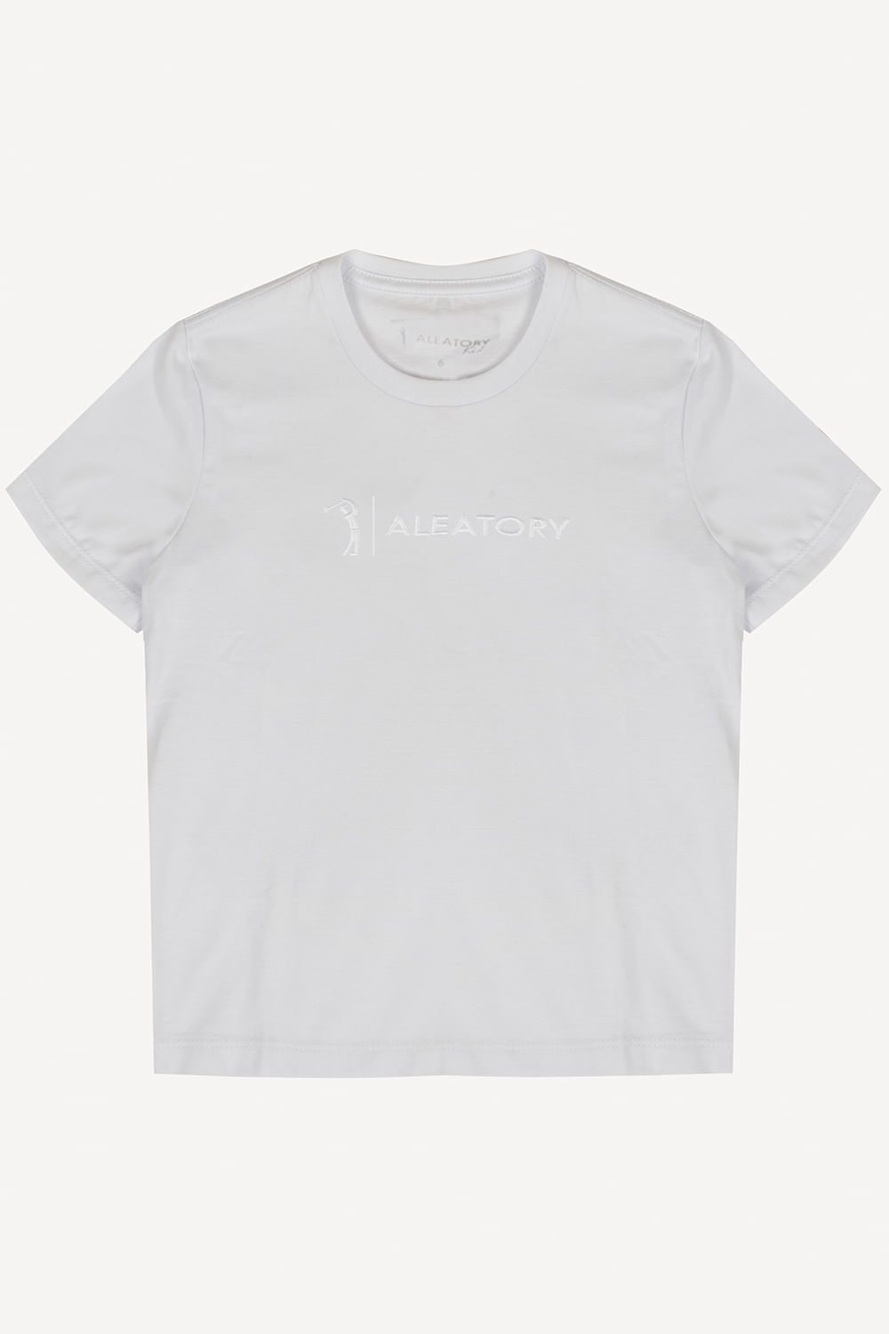 Camiseta-Aleatory-Infantil-Logo-Bordado-Branco-Branco-4