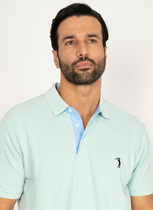 Camisa Polo Starlight Blue Lisa Aleatory