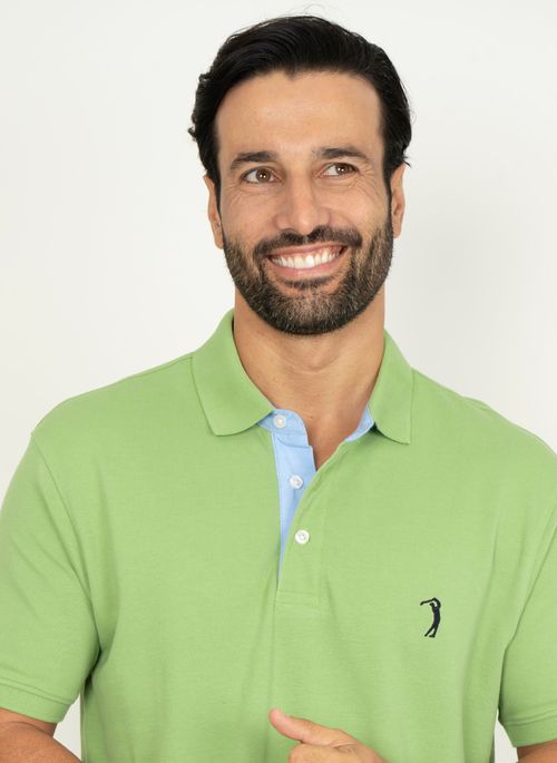Camisa Polo Abacate Lisa Aleatory