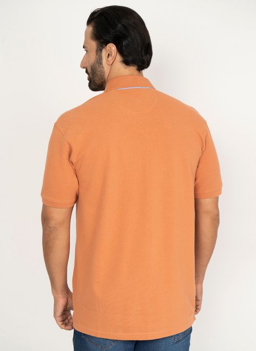 Camisa Polo Bronze Lisa Aleatory