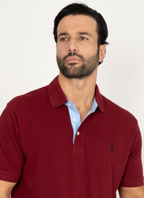 Camisa Polo Cabernet Lisa Aleatory