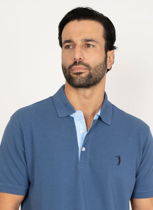 Camisa Polo True Navy Lisa Aleatory