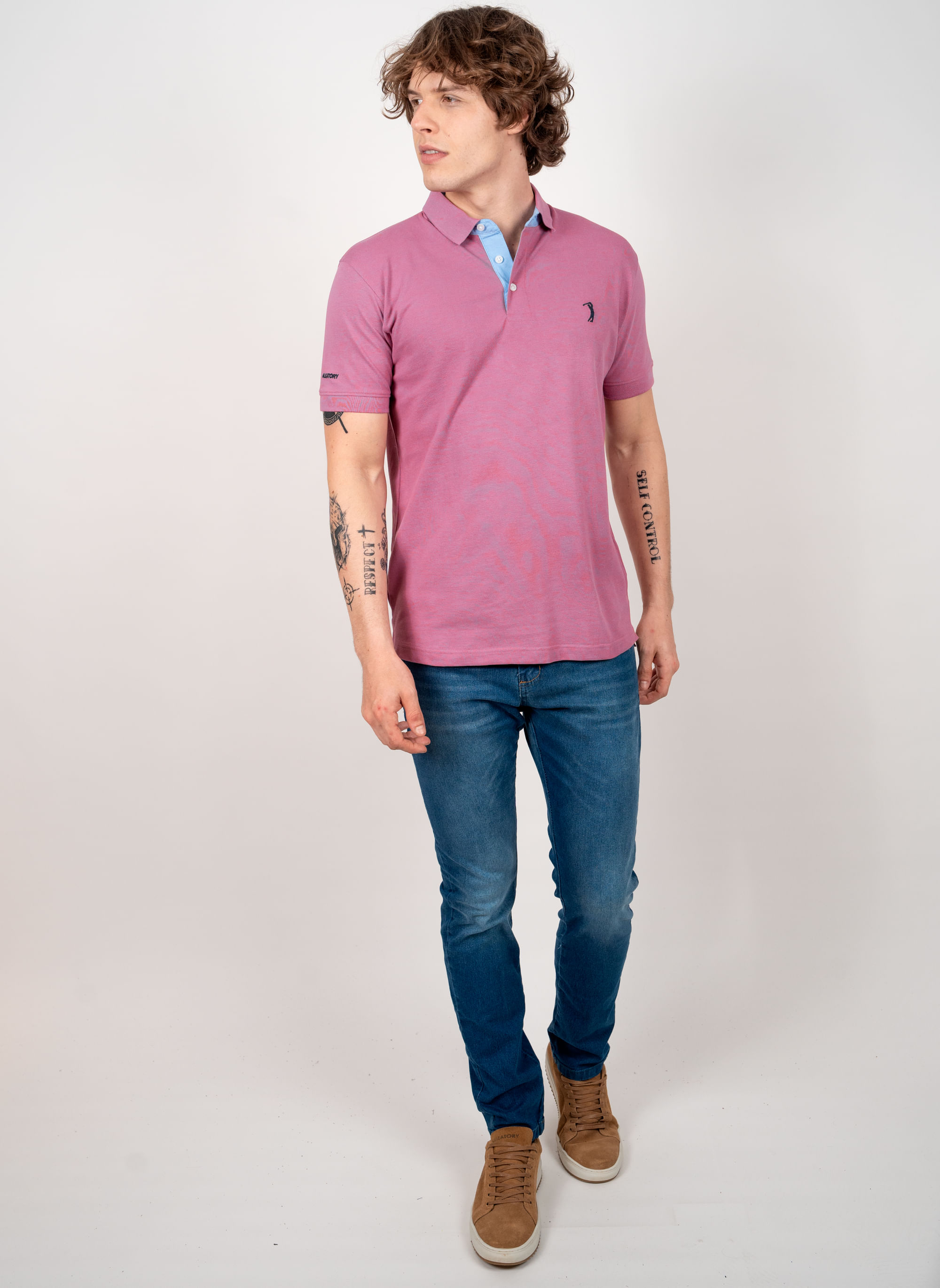 Camisa-Polo-Roxa-Lisa-Aleatory-Roxo-P