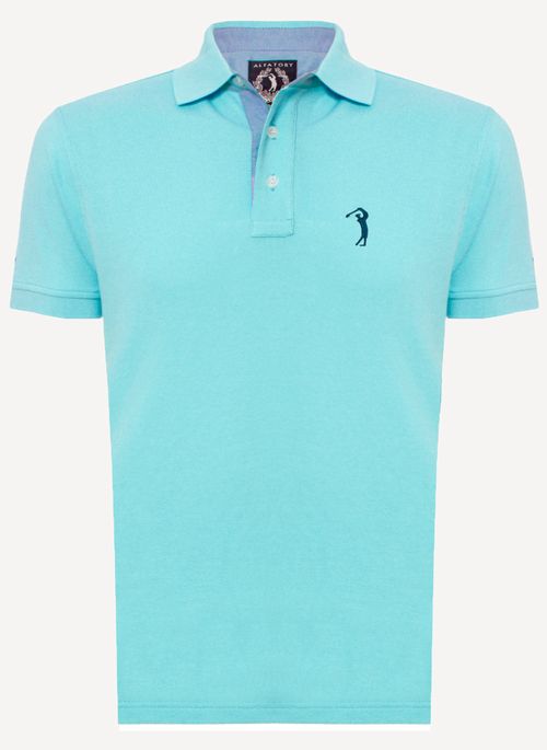 Camisa Polo Azul Claro Lisa Aleatory
