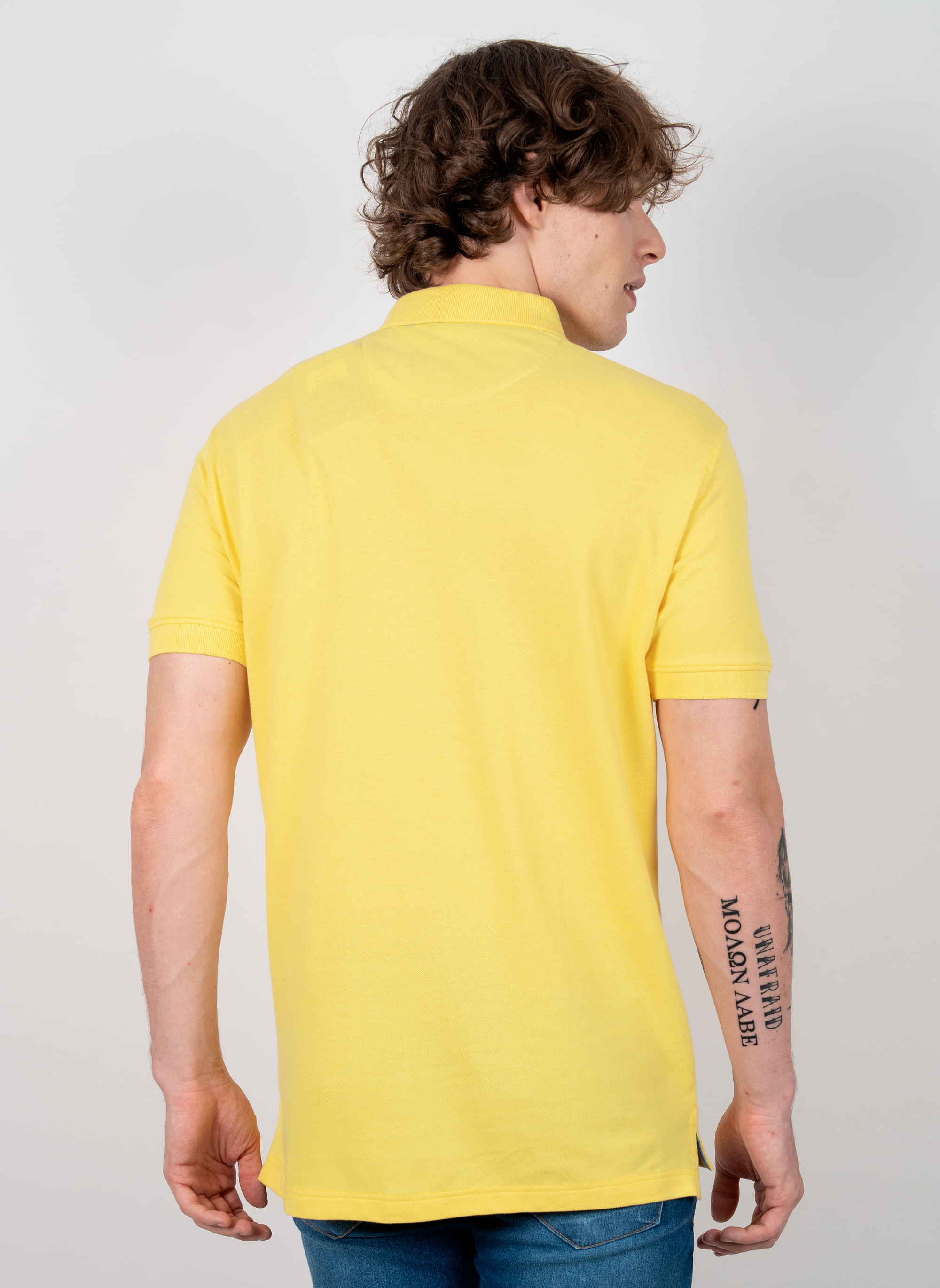 Camisa-Polo-Amarelo-Sun-Lisa-Aleatory-Amarelo-P