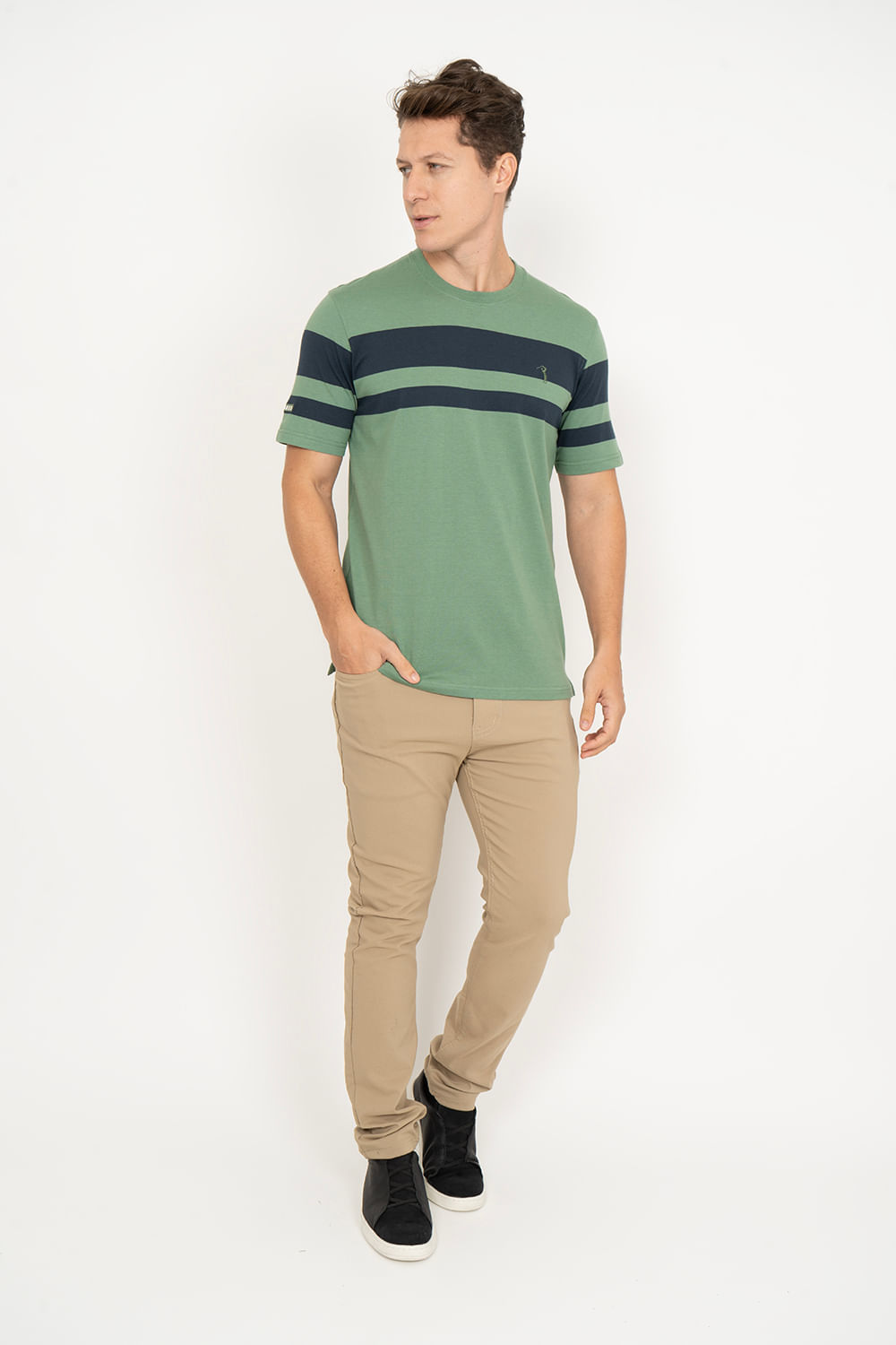 Camiseta-Aleatory-Listrada-Rare-Verde-Verde-P