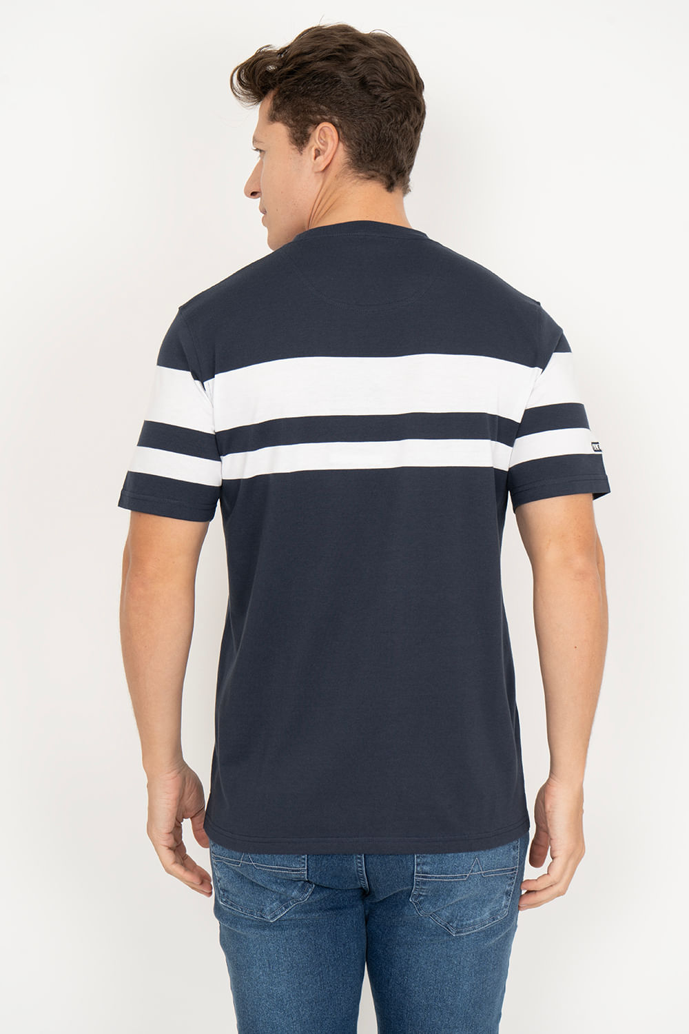 Camiseta-Aleatory-Listrada-Rare-Marinho-Azul-Marinho-P