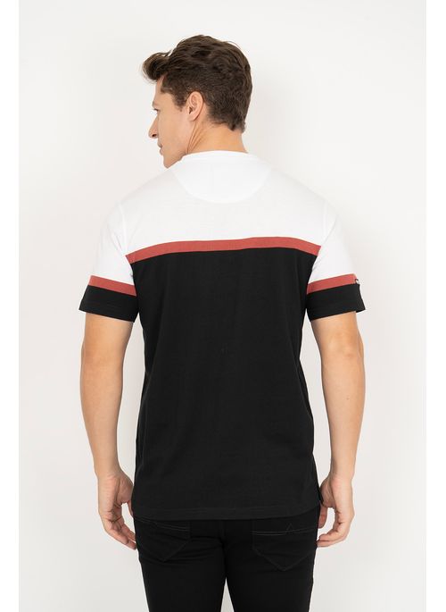 Camiseta Aleatory Listrada Road Branca