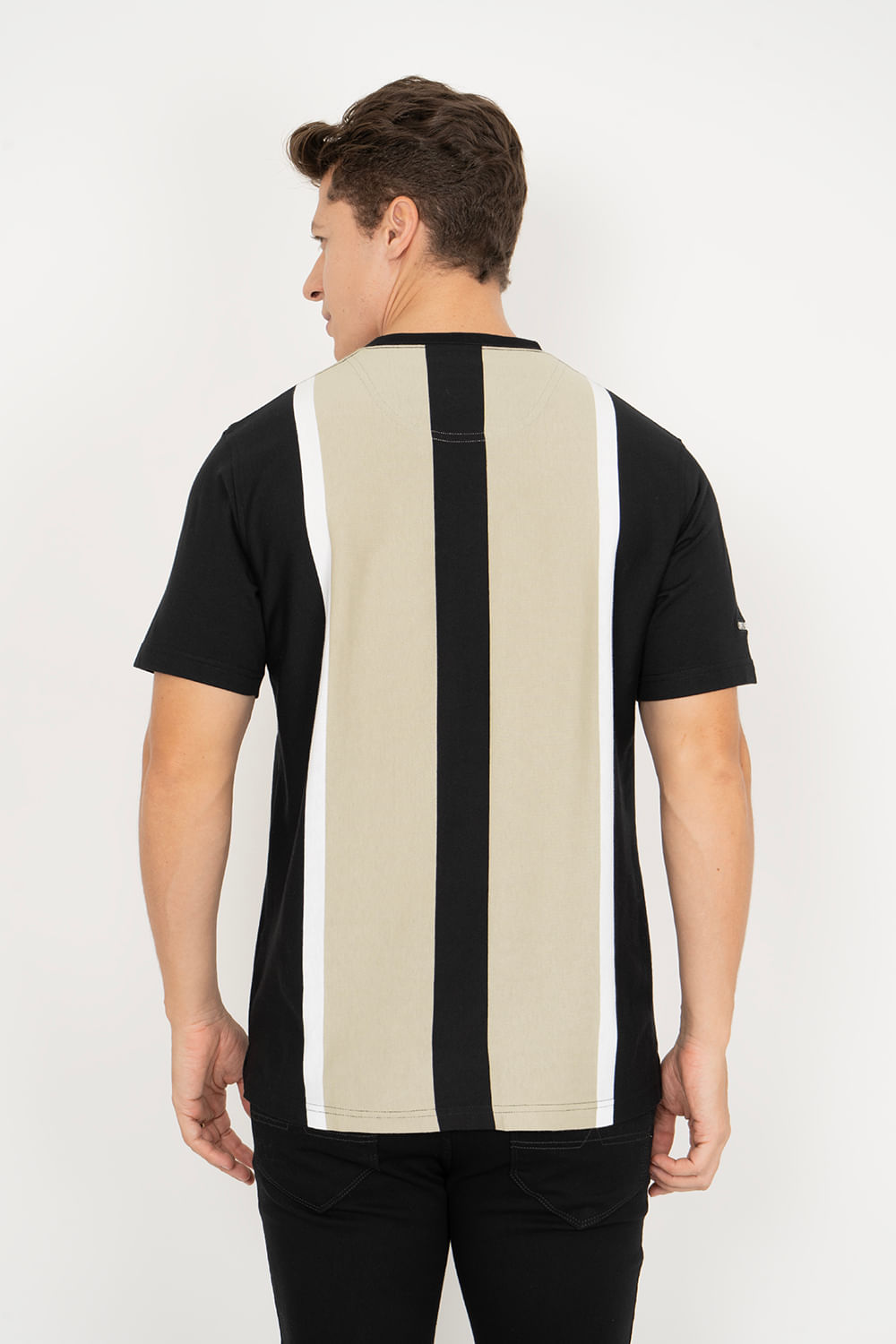 Camiseta-Aleatory-Listrada-Thinker-Bege-Bege-P