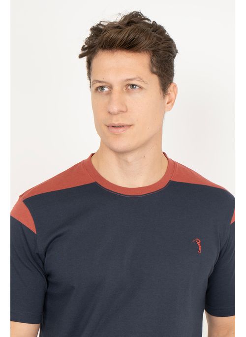 Camiseta Aleatory Listrada Finish Vermelha