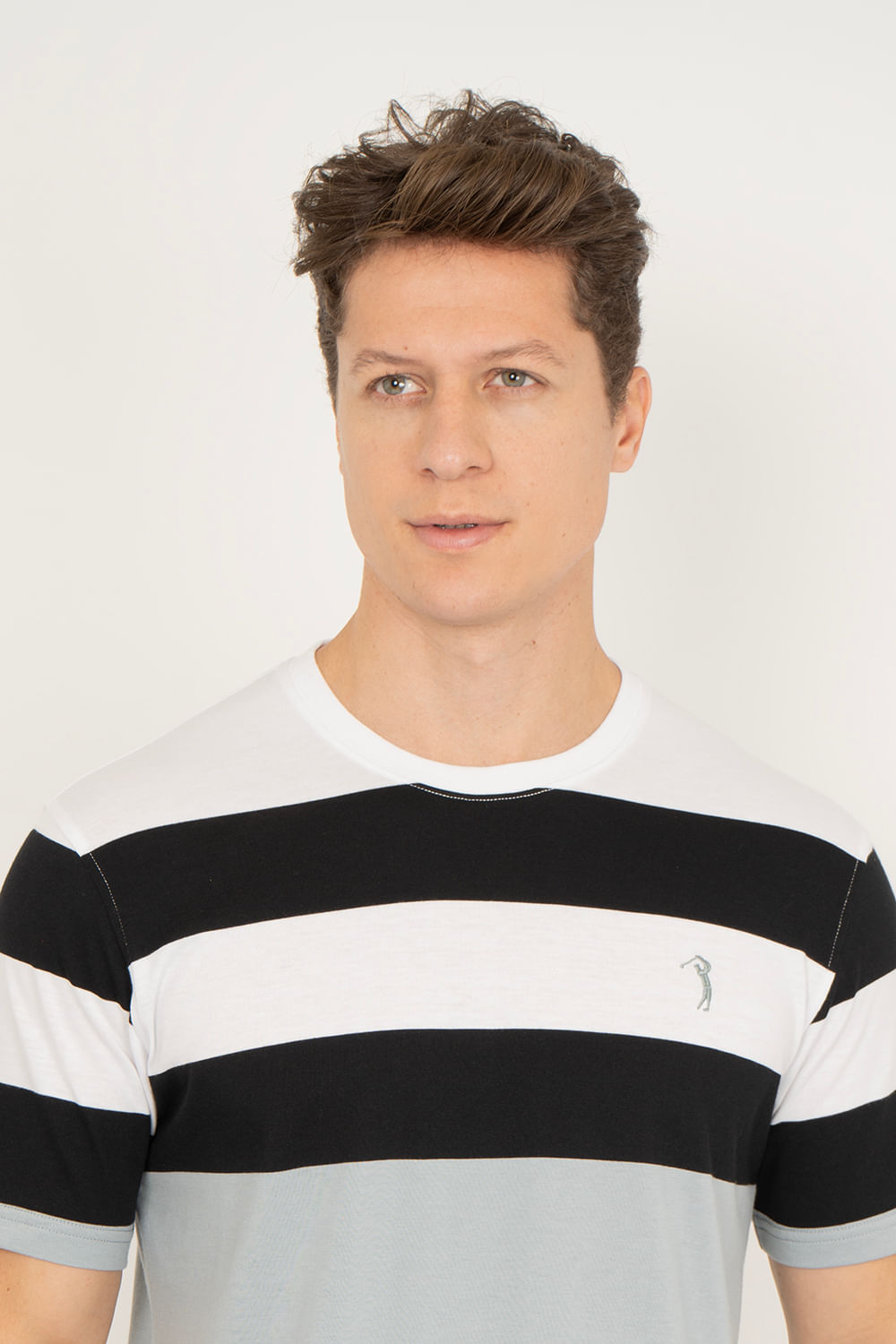 Camiseta-Aleatory-Listrada-Conduct-Branca-Branco-P