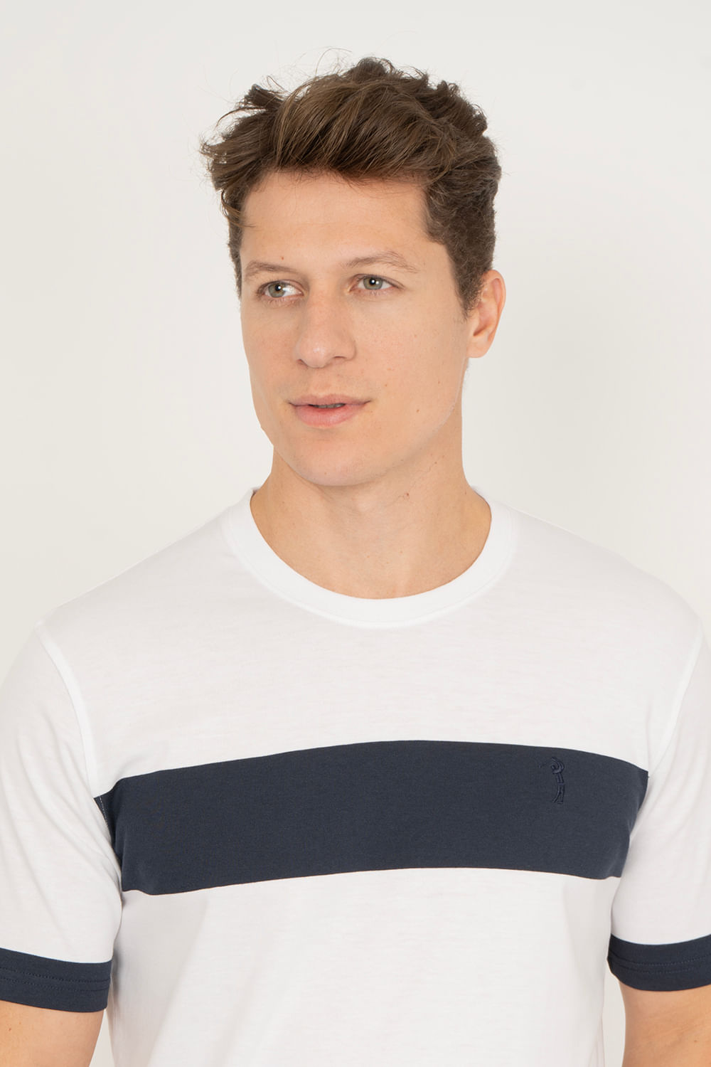 Camiseta-Aleatory-Listrada-Agree-Branca-Branco-P