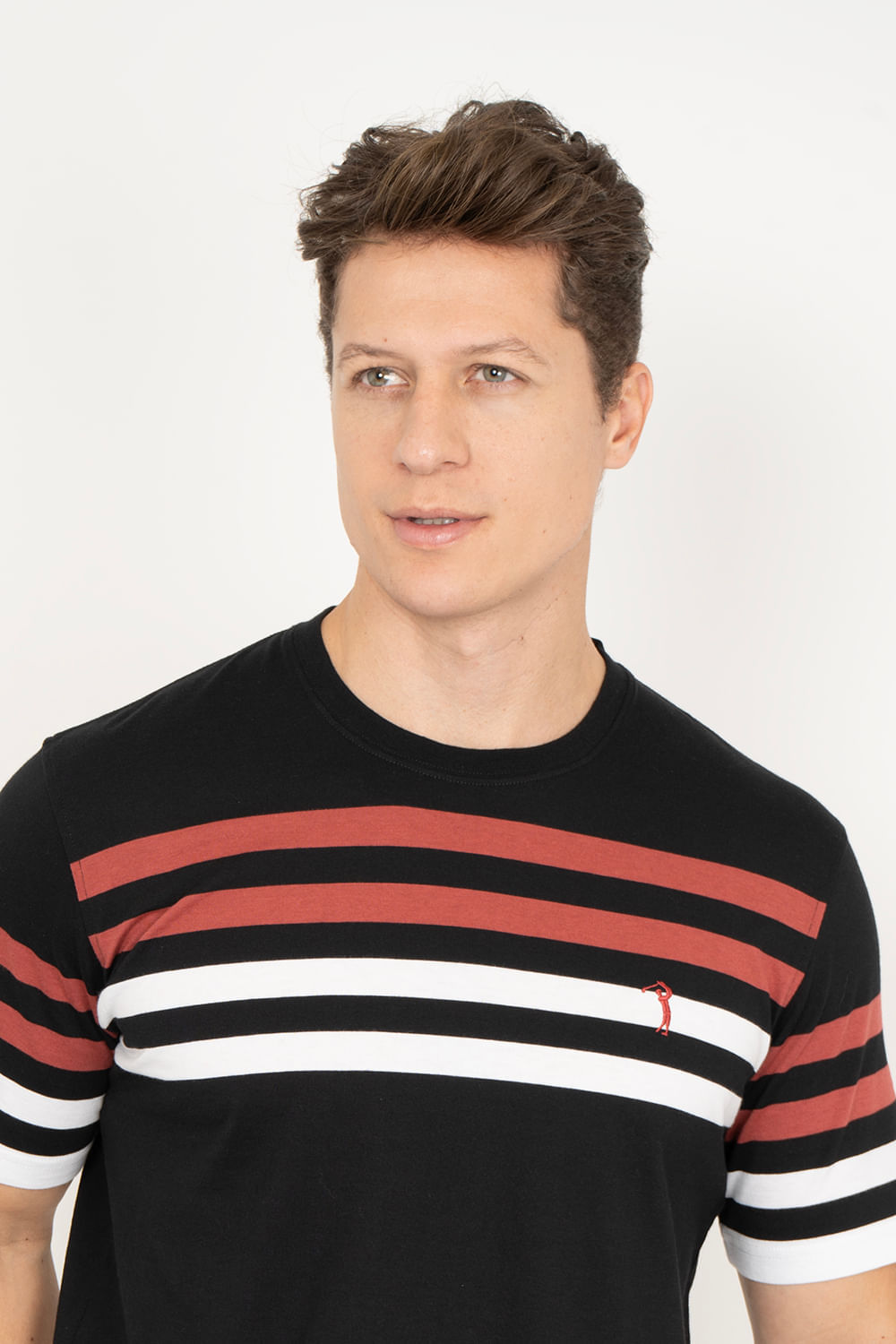 Camiseta-Aleatory-Listrada-Layout-Preta-Preto-P