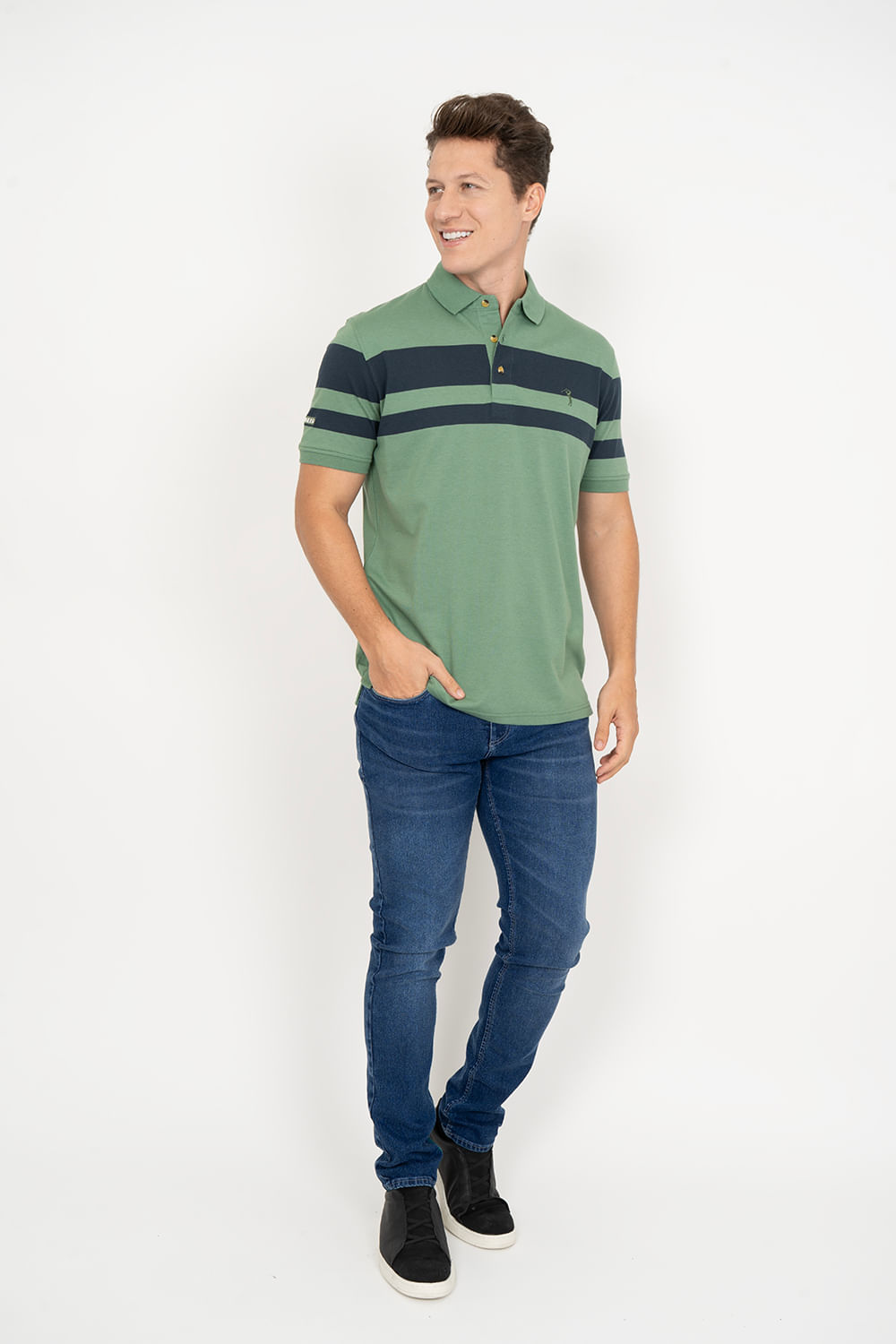 Camisa-Polo-Aleatory-Listrada-Essay-Verde-Verde-P